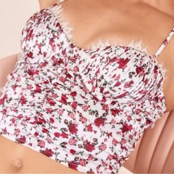 For Love and Lemons Floral Corset size Large - Picture 3 of 5